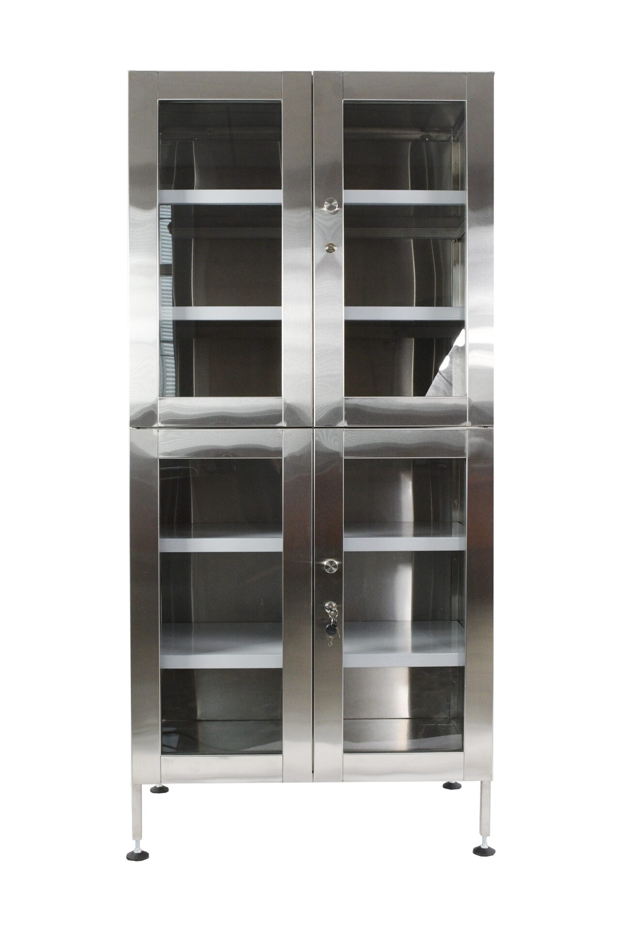 Dwudrzwiowa szafka medyczna C.box МС-2GD80-NATA SL 