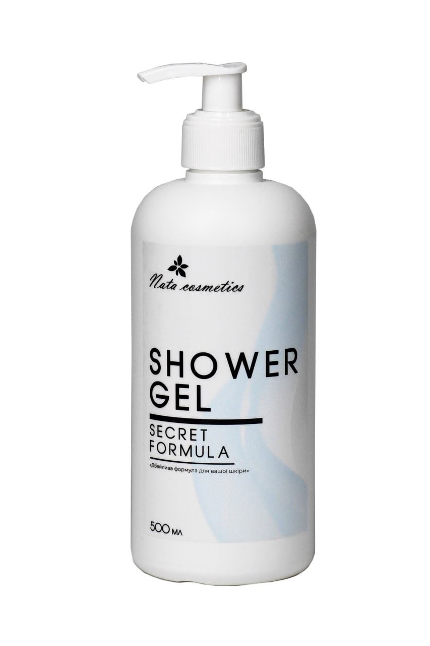 Nata cosmetics «Secret formula», żel pod prysznic, butelka 500 ml