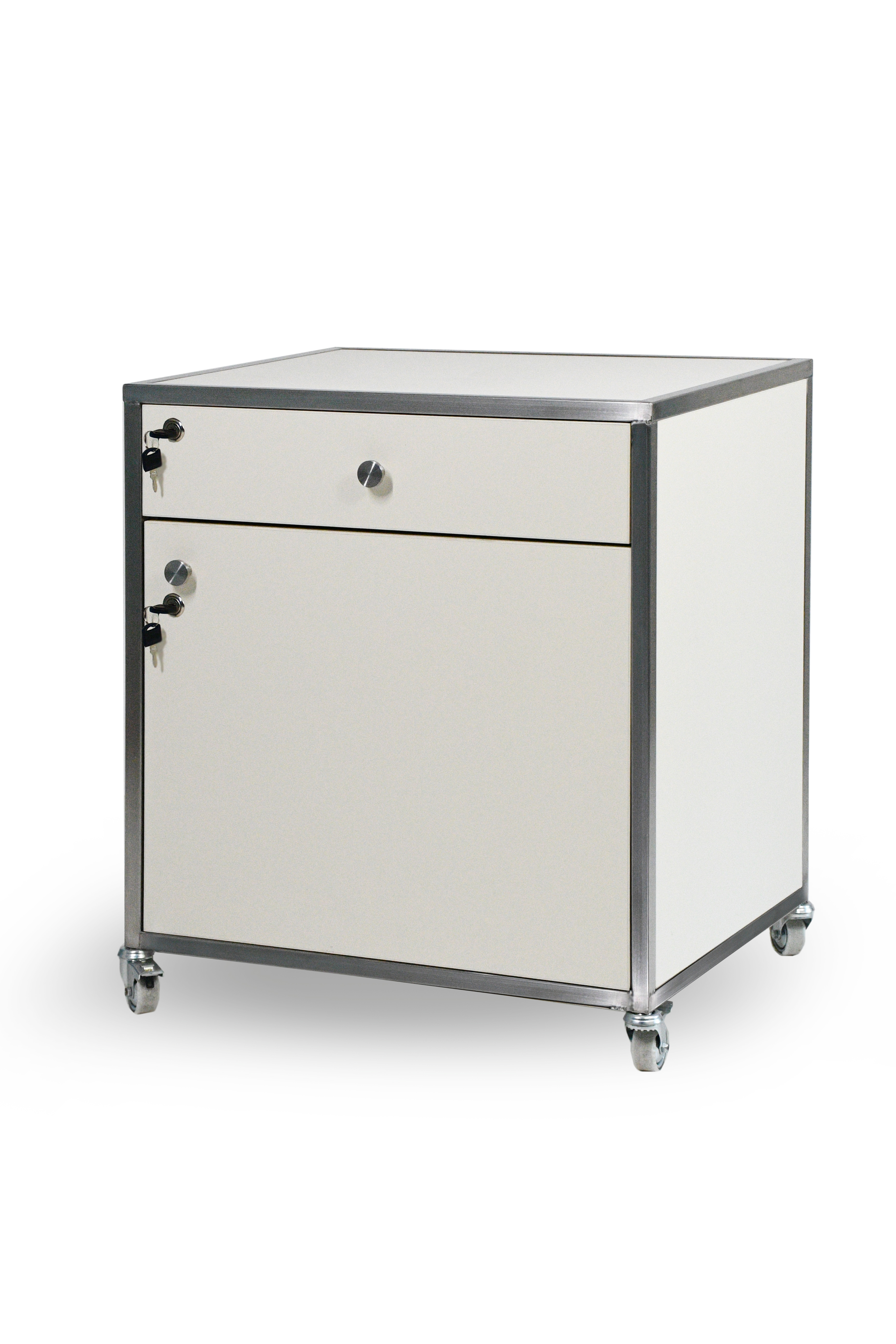 C.box CMM-1DD-2-NATA ALU Mobilna szafa medyczna