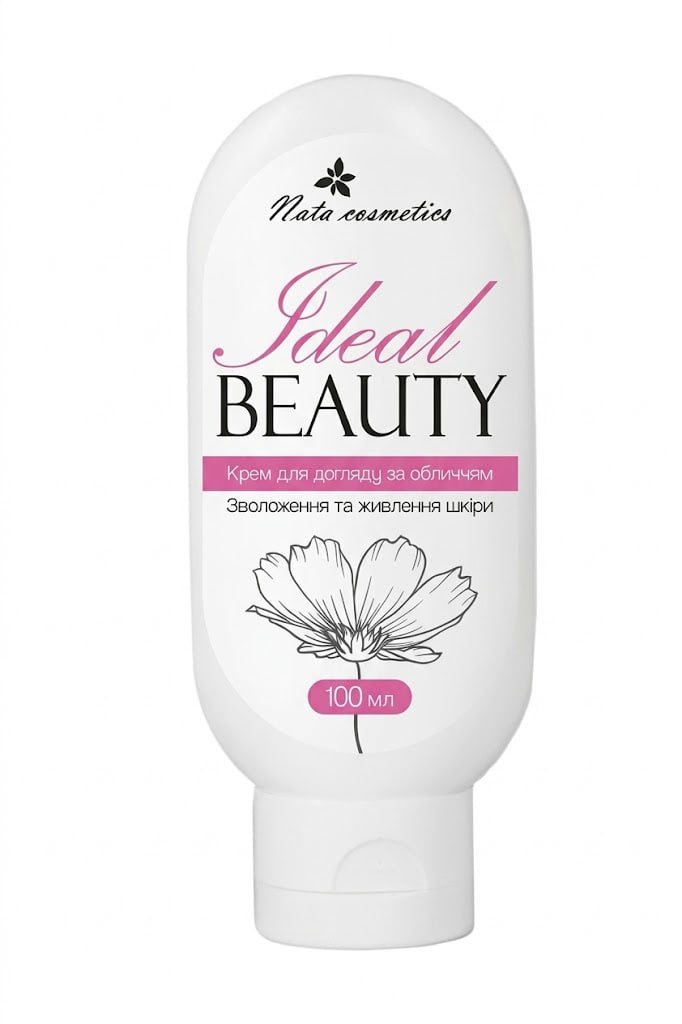 Krem do pielęgnacji twarzy Nata cosmetics «Ideal beauty», butelka 100 ml