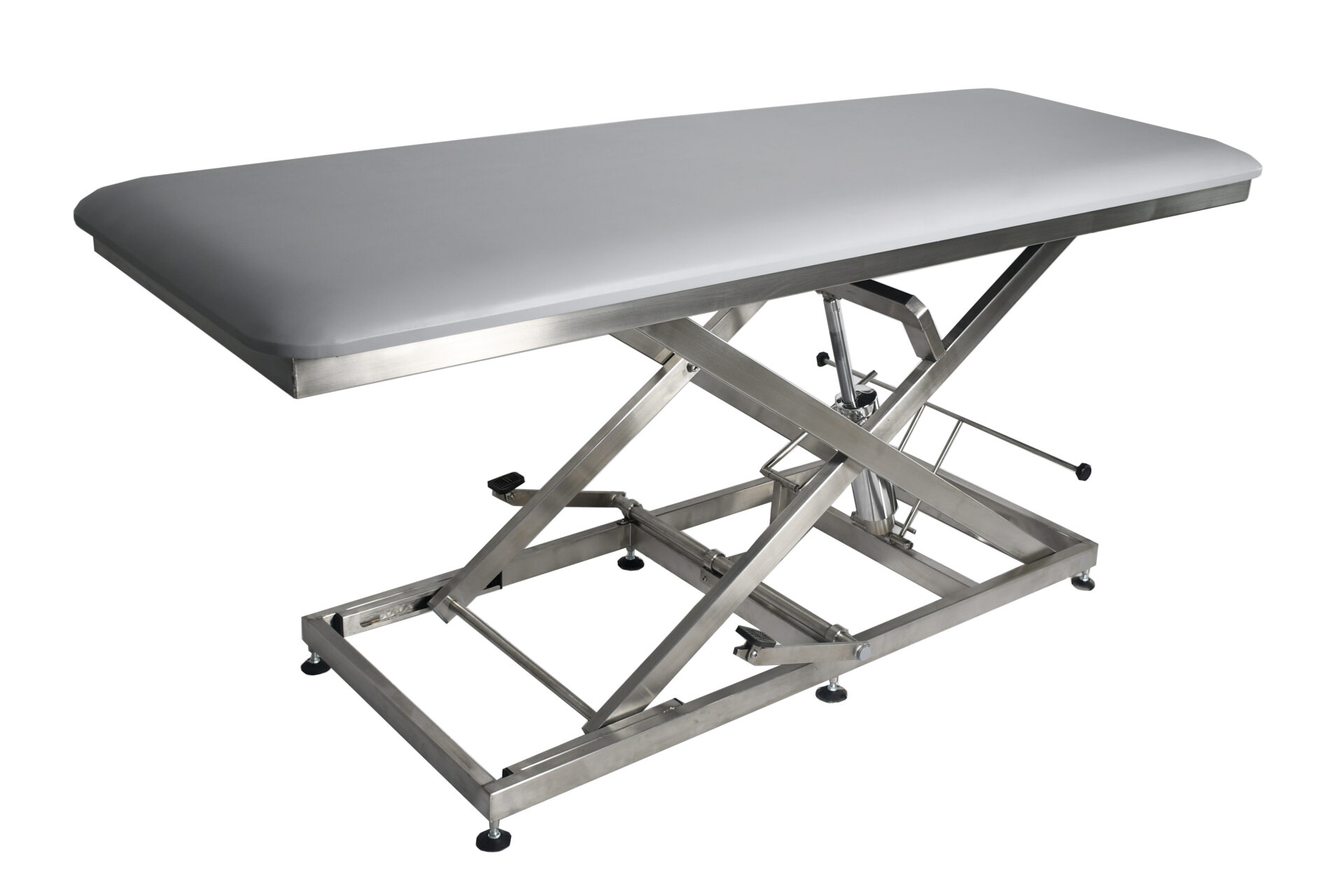 Meditab DTSH-1-NATA SL Stacjonarny stolik opatrunkowy z podnośnikiem hydraulicznym