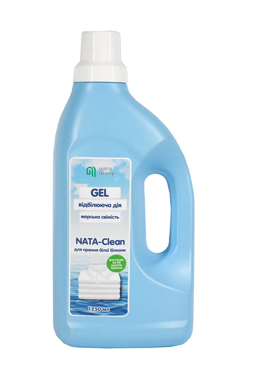 Żel do prania białych tkanin NATA-Clean, kanister 1250 ml